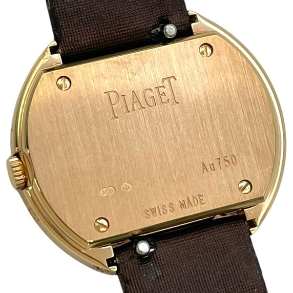 ピアジェ PIAGET ポセション P10866 シルバー K18PG/革ベルト レディース 腕時計