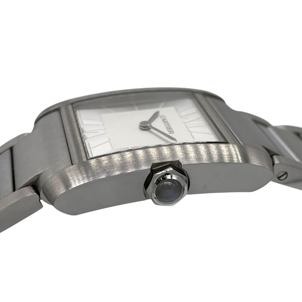 カルティエ Cartier タンクフランセーズ MM 日本限定 WSTA0086 シルバー SS クオーツ ユニセックス 腕時計