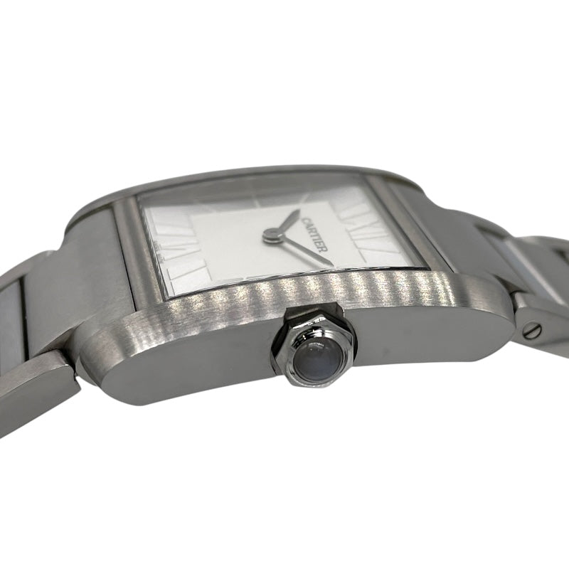 カルティエ Cartier タンクフランセーズ MM 日本限定 WSTA0086 シルバー SS クオーツ ユニセックス 腕時計