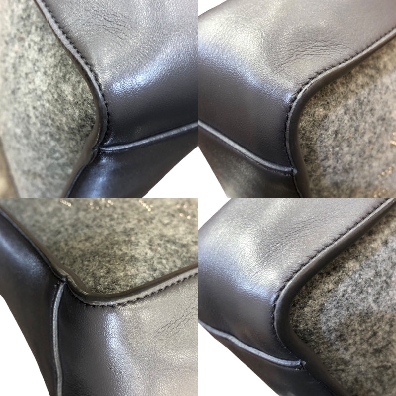 ステラ・マッカートニー STELLA McCARTNEY ロゴショルダーバッグ エコレザー・フェルト レディース ショルダーバッグ