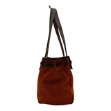 エルメス HERMES エールバッグカバス □I刻 オレンジ ゴールド金具 トワル/レザー レディース ショルダーバッグ
