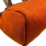 エルメス HERMES エールバッグカバス □I刻 オレンジ ゴールド金具 トワル/レザー レディース ショルダーバッグ
