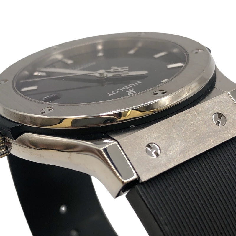 ウブロ HUBLOT クラシックフュージョン チタニウム　ブラックシャイニー 542.NX.1270.RX チタン メンズ 腕時計