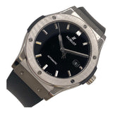 ウブロ HUBLOT クラシックフュージョン チタニウム　ブラックシャイニー 542.NX.1270.RX チタン メンズ 腕時計