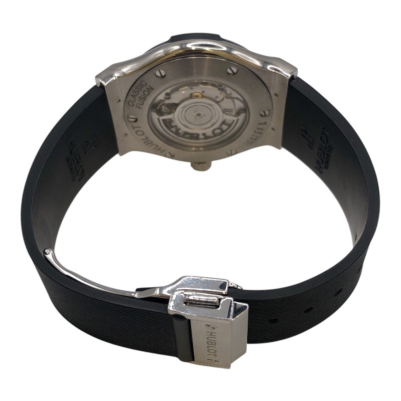ウブロ HUBLOT クラシックフュージョン チタニウム　ブラックシャイニー 542.NX.1270.RX チタン メンズ 腕時計