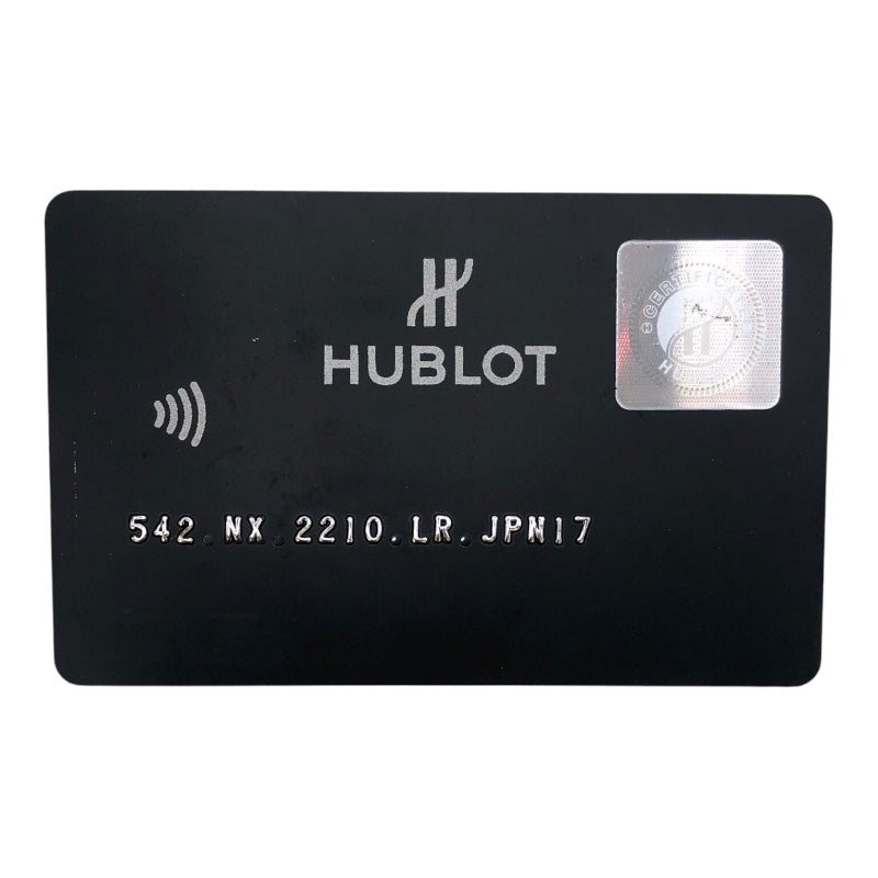 ウブロ HUBLOT クラシック・フュージョン チタニウム ホワイトシャイニー ブルー 542.NX.2210.LR.JPN17 チタニウム/ステンレススティール 自動巻き メンズ 腕時計
