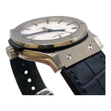 ウブロ HUBLOT クラシック・フュージョン チタニウム ホワイトシャイニー ブルー 542.NX.2210.LR.JPN17 チタニウム/ステンレススティール 自動巻き メンズ 腕時計