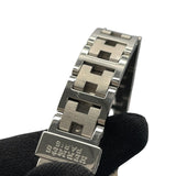エルメス HERMES クリッパー オーバル CO1.20C ブラック SS レディース 腕時計