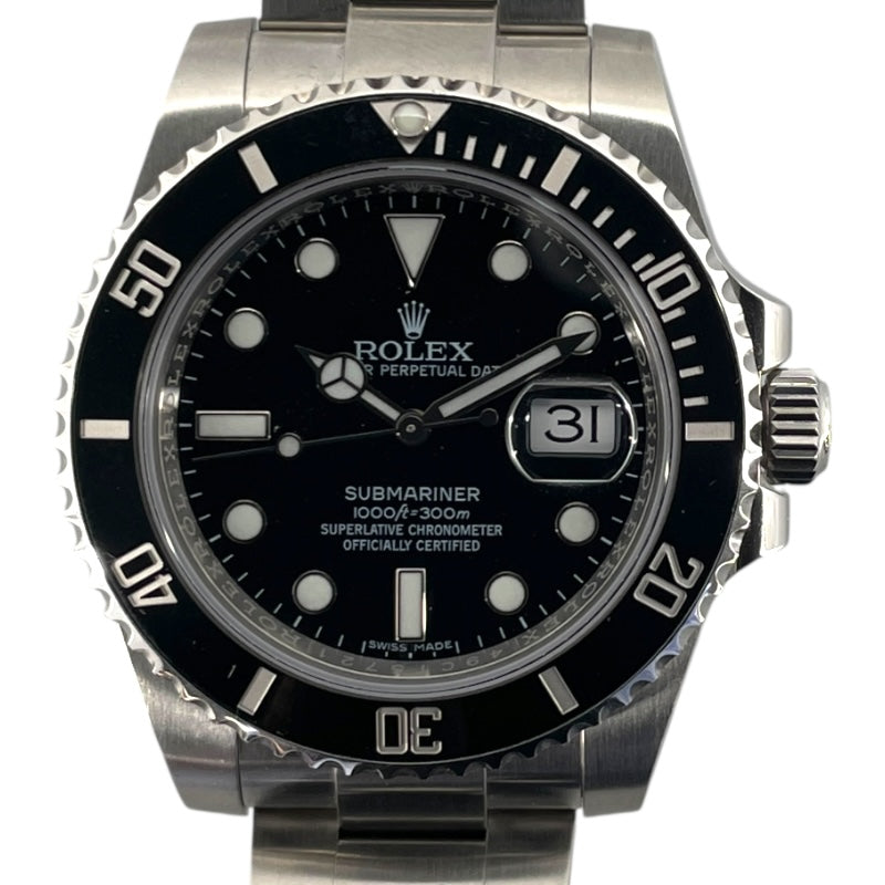ロレックス ROLEX サブマリーナ 116610LN ブラック SS メンズ 腕時計