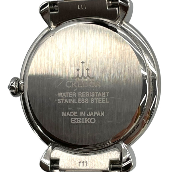 セイコー SEIKO CREDOR リネアルクス GSAS935 ホワイト SS 自動巻き レディース 腕時計