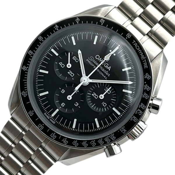 オメガ OMEGA スピードマスター ムーンウォッチ プロフェッショナル 310.30.42.50.01.001 ブラック  ステンレススチール 手巻き メンズ 腕時計