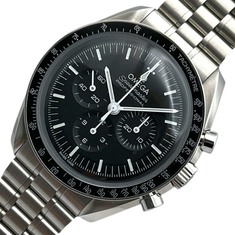 オメガ OMEGA スピードマスター ムーンウォッチ プロフェッショナル 310.30.42.50.01.001 ブラック  ステンレススチール 手巻き メンズ 腕時計