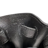 エルメス HERMES ケリータッチ28 C刻印　(2018年製) ブラック ゴールド金具 トゴ/アリゲーター レディース ハンドバッグ