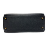 エルメス HERMES ケリータッチ28 C刻印　(2018年製) ブラック ゴールド金具 トゴ/アリゲーター レディース ハンドバッグ
