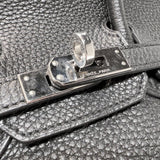 エルメス HERMES バーキン25 □O刻　(2011年製) ブラック　シルバー金具 トゴ レディース ハンドバッグ
