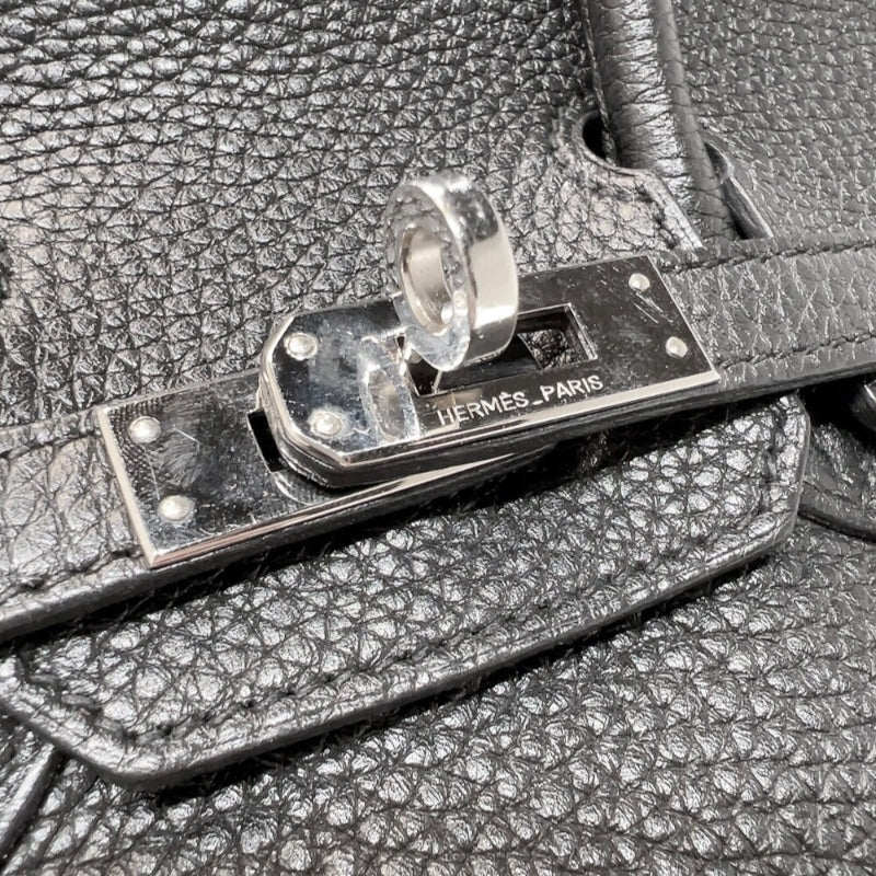 エルメス HERMES バーキン25 □O刻　(2011年製) ブラック　シルバー金具 トゴ レディース ハンドバッグ