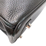 エルメス HERMES バーキン25 □O刻　(2011年製) ブラック　シルバー金具 トゴ レディース ハンドバッグ