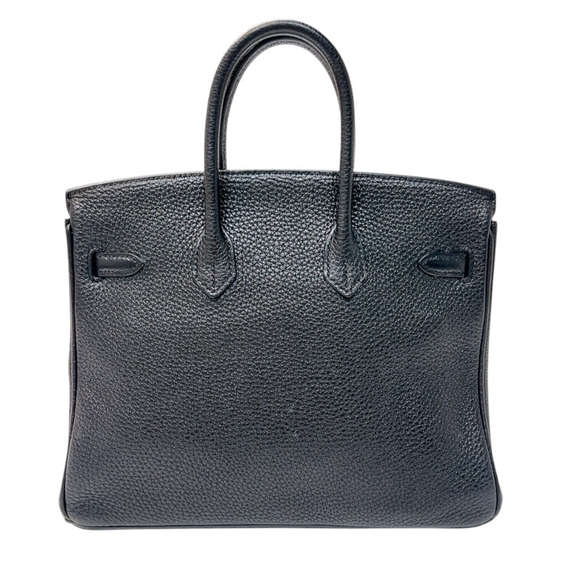 エルメス HERMES バーキン25 □O刻　(2011年製) ブラック　シルバー金具 トゴ レディース ハンドバッグ