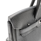 エルメス HERMES バーキン25 □O刻　(2011年製) ブラック　シルバー金具 トゴ レディース ハンドバッグ