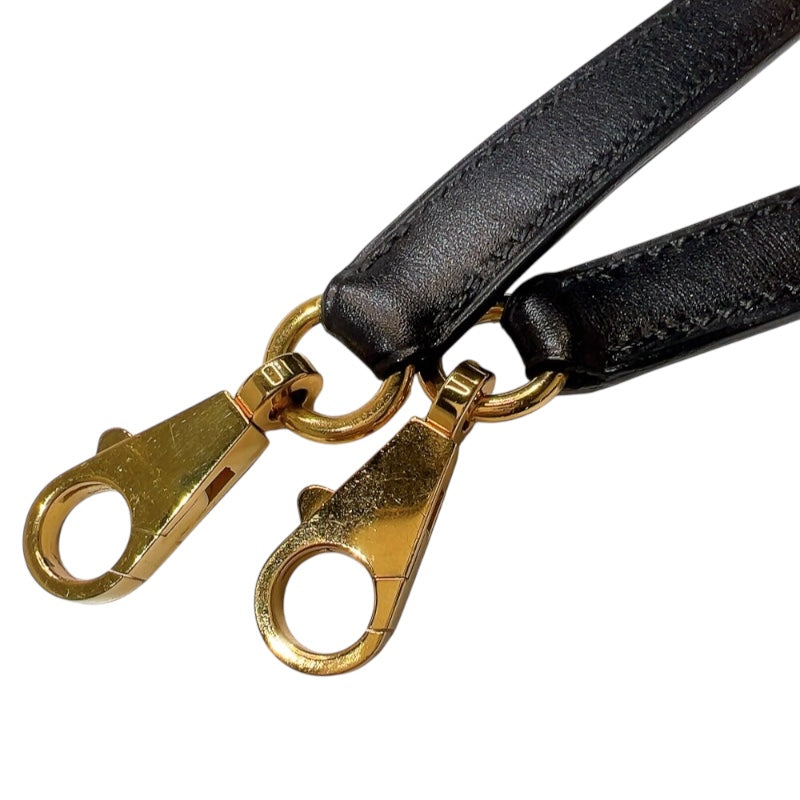 エルメス HERMES ケリー32 □F刻印　(2002年製) ブラック ゴールド金具 ボックスカーフ レディース ハンドバッグ