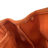 エルメス HERMES ヴァルパライソPM オレンジ シルバー金具 トワル レディース ハンドバッグ