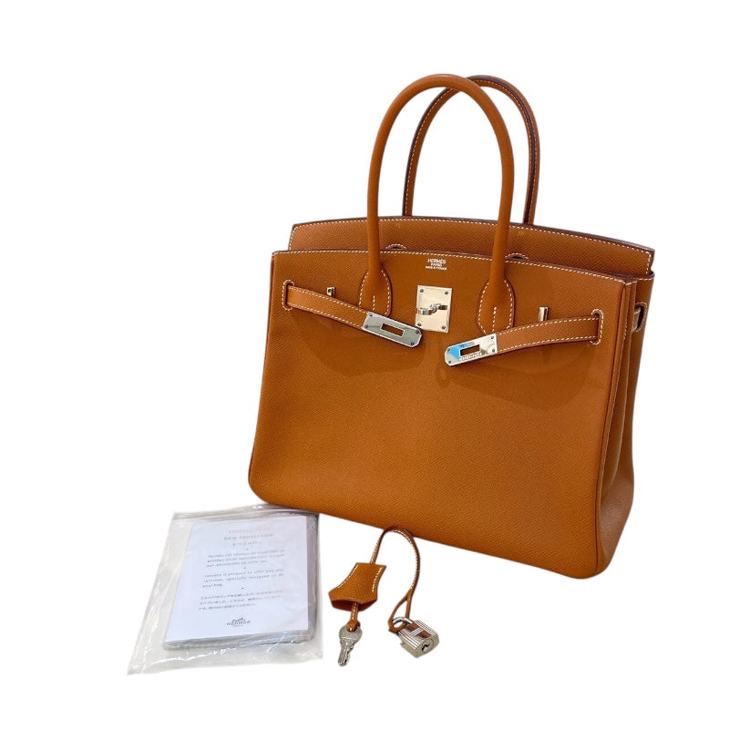 エルメス HERMES バーキン30 ▢J刻（2006年製） ゴールド シルバー金具 エプソン レディース ハンドバッグ |  中古ブランドリユースショップ OKURA(おお蔵)