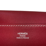 エルメス HERMES アルザン ミニ X刻 ルージュグレナ　シルバー金具 スイフト レディース ハンドバッグ