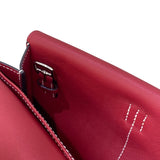 エルメス HERMES アルザン ミニ X刻 ルージュグレナ　シルバー金具 スイフト レディース ハンドバッグ