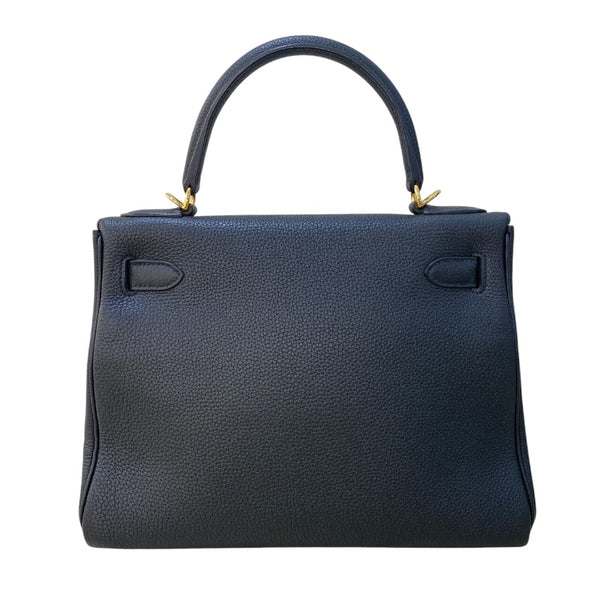 エルメス HERMES ケリー28 C刻 ブラック　ゴールド金具 トリヨン レディース ハンドバッグ