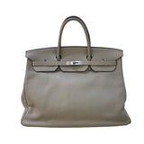 エルメス HERMES バーキン40 □C刻　(1999年製) シルバー金具 トリヨン レディース ハンドバッグ