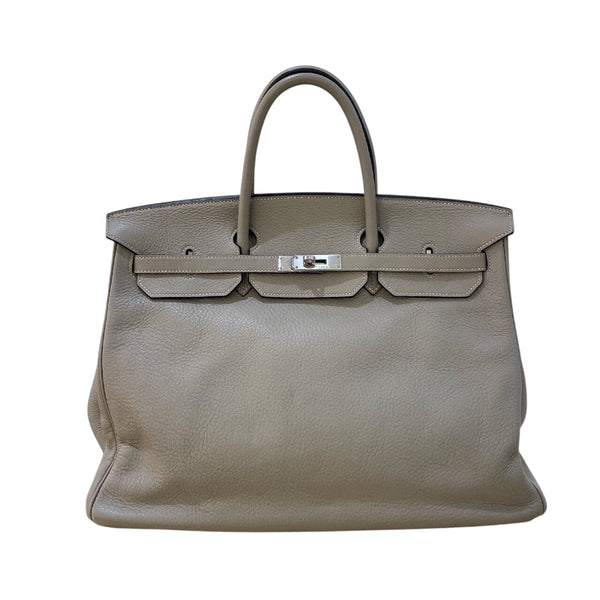 エルメス HERMES バーキン40 □C刻　(1999年製) シルバー金具 トリヨン レディース ハンドバッグ