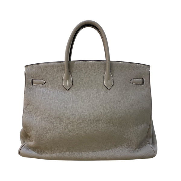 エルメス HERMES バーキン40 □C刻　(1999年製) シルバー金具 トリヨン レディース ハンドバッグ