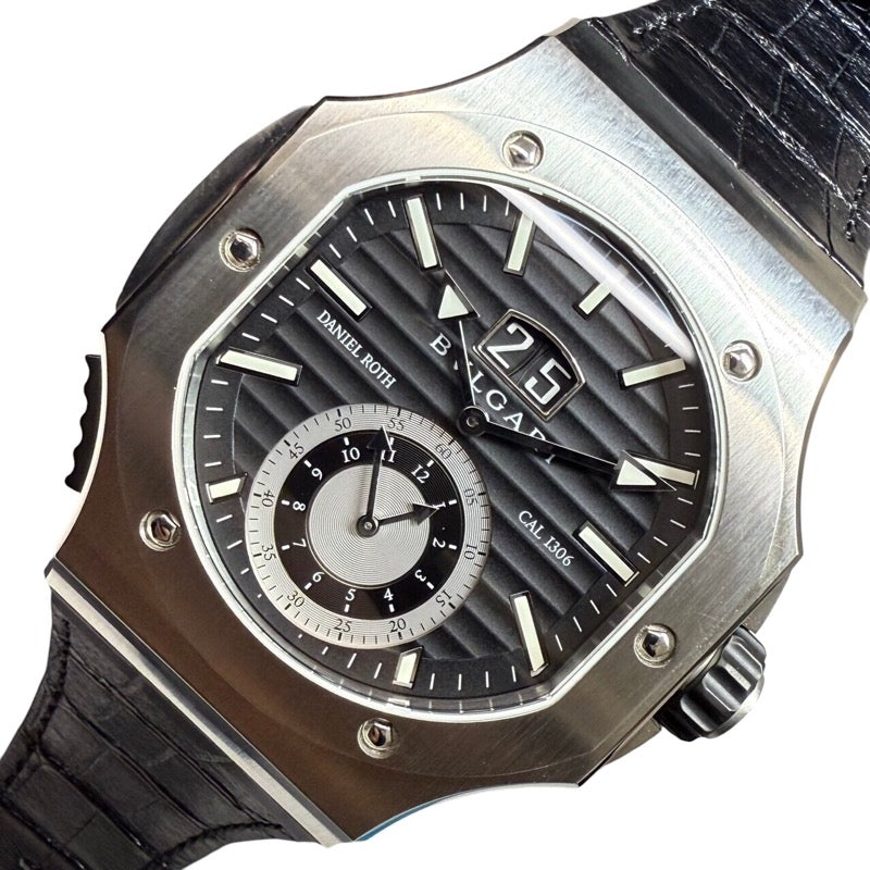 ブルガリ BVLGARI クロノスプリント ダニエル・ロート BRE56SCHS(BRE56BSLDCHS) ステンレススチール メンズ 腕時計