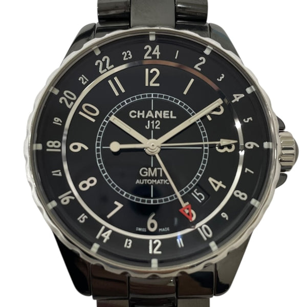 シャネル CHANEL J12 GMT Automatic H3102 セラミック×SS 自動巻き メンズ 腕時計