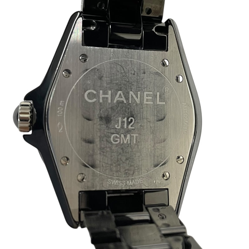 シャネル CHANEL J12 GMT Automatic H3102 セラミック×SS 自動巻き メンズ 腕時計