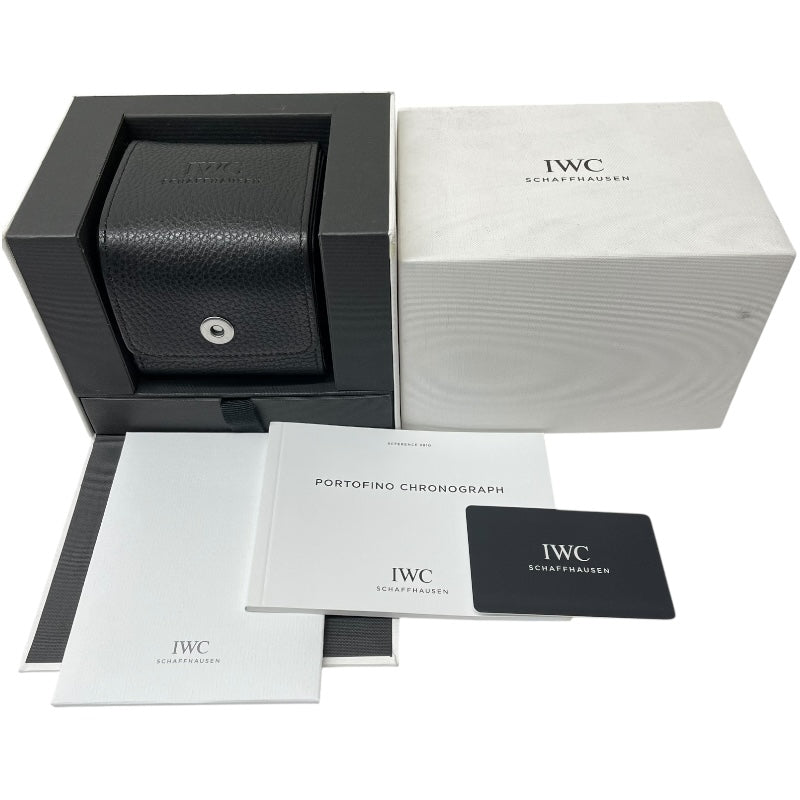 インターナショナルウォッチカンパニー IWC ポートフィノ クロノグラフ IW391020 K18PG/革ベルト 自動巻き メンズ 腕時計