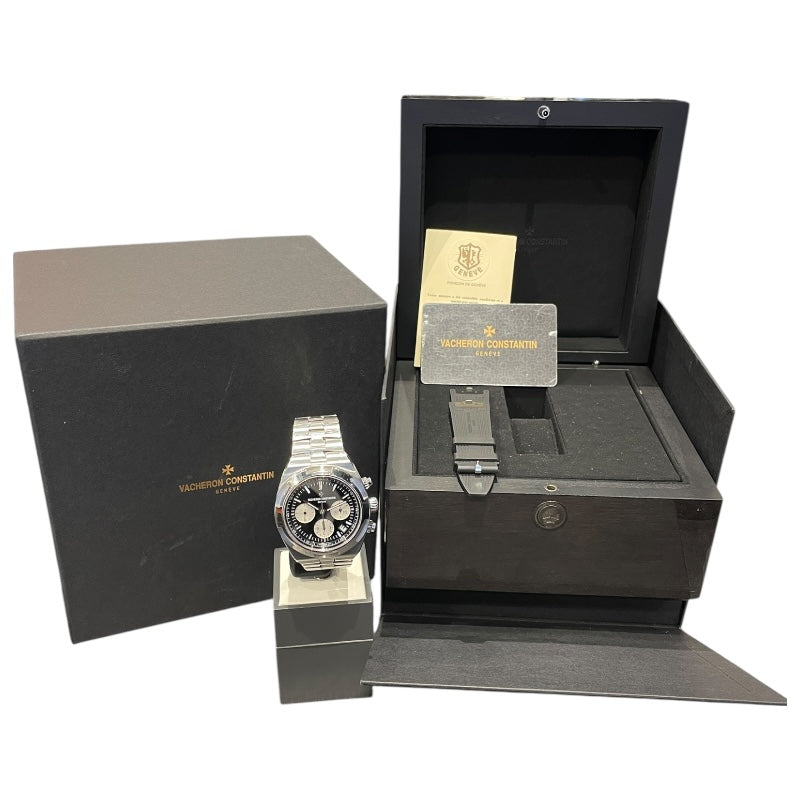 ヴァシュロン・コンスタンタン VACHERON CONSTANTIN オーヴァーシーズ クロノグラフ 2062450 ブラック SS メンズ 腕時計