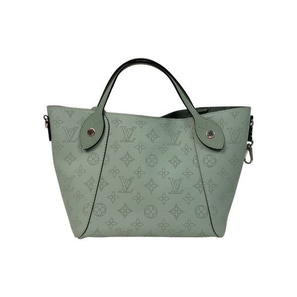 ルイ・ヴィトン LOUIS VUITTON ヒナPM M55905 ヴェールラグーン シルバー金具 マヒナ レディース ハンドバッグ