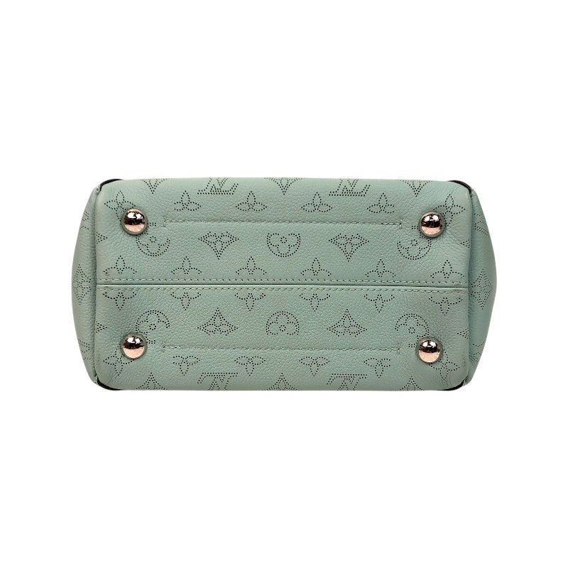 ルイ・ヴィトン LOUIS VUITTON ヒナPM M55905 ヴェールラグーン シルバー金具 マヒナ レディース ハンドバッグ