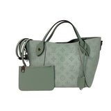 ルイ・ヴィトン LOUIS VUITTON ヒナPM M55905 ヴェールラグーン シルバー金具 マヒナ レディース ハンドバッグ