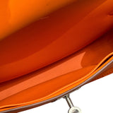 エルメス HERMES ジプシエールミニ B刻 オレンジ シルバー金具 スイフト レディース ショルダーバッグ