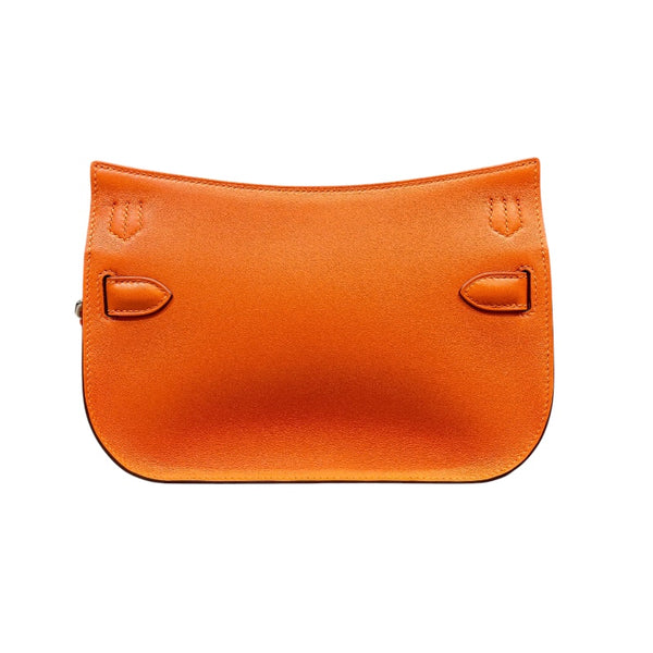 エルメス HERMES ジプシエールミニ B刻 オレンジ シルバー金具 スイフト レディース ショルダーバッグ