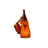 エルメス HERMES ジプシエールミニ B刻 オレンジ シルバー金具 スイフト レディース ショルダーバッグ