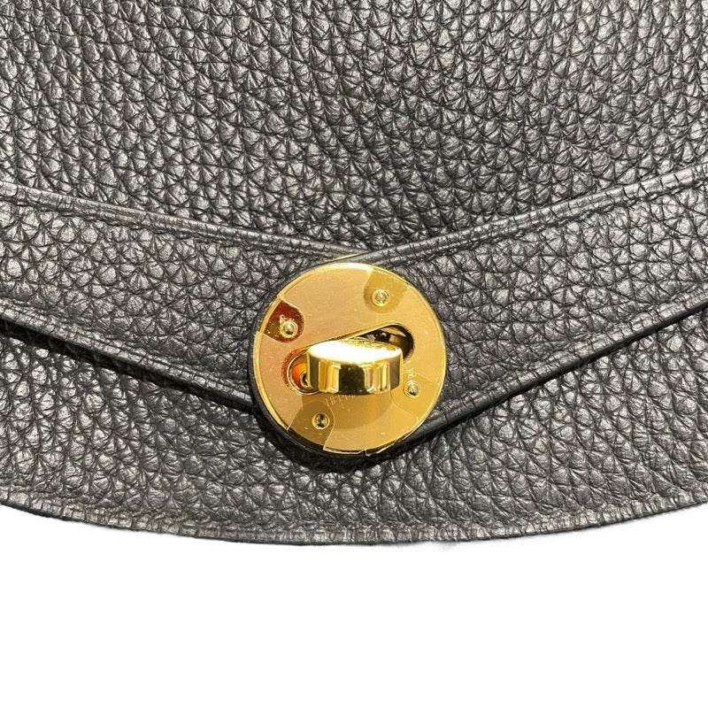 エルメス HERMES リンディ30 D刻 ブラック　ゴールド金具 トリヨン レディース ショルダーバッグ