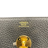 エルメス HERMES リンディ30 D刻 ブラック　ゴールド金具 トリヨン レディース ショルダーバッグ