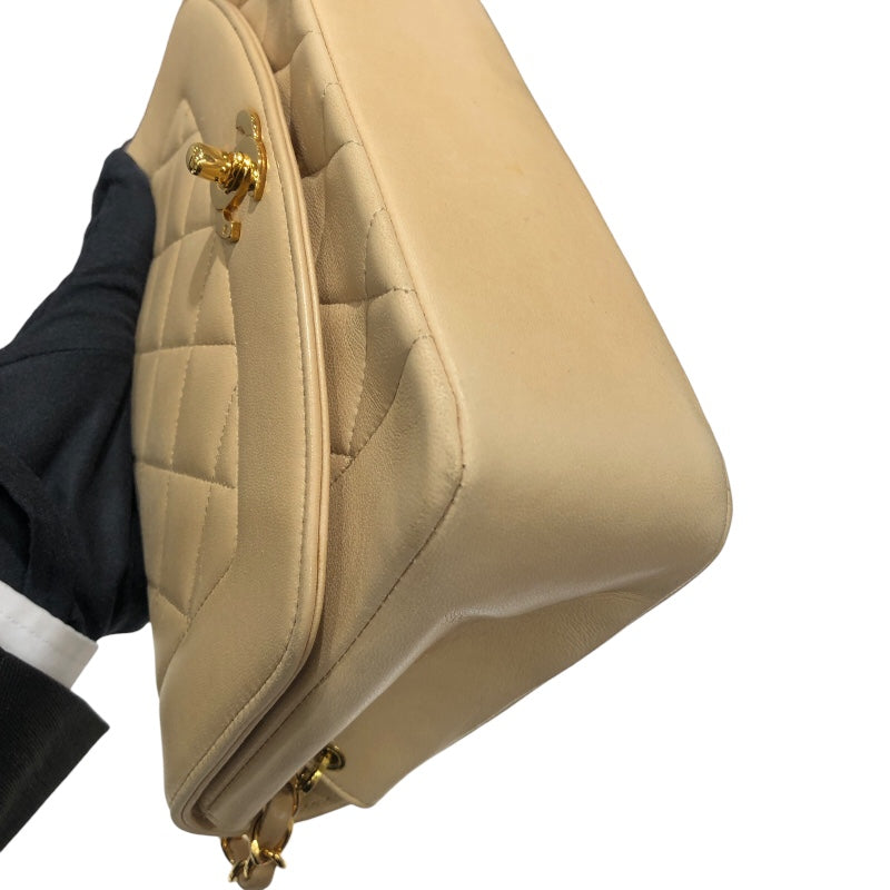 シャネル CHANEL ダイアナチェーンショルダーバッグ A01164 ゴールド金具 ラムスキン レディース ショルダーバッグ