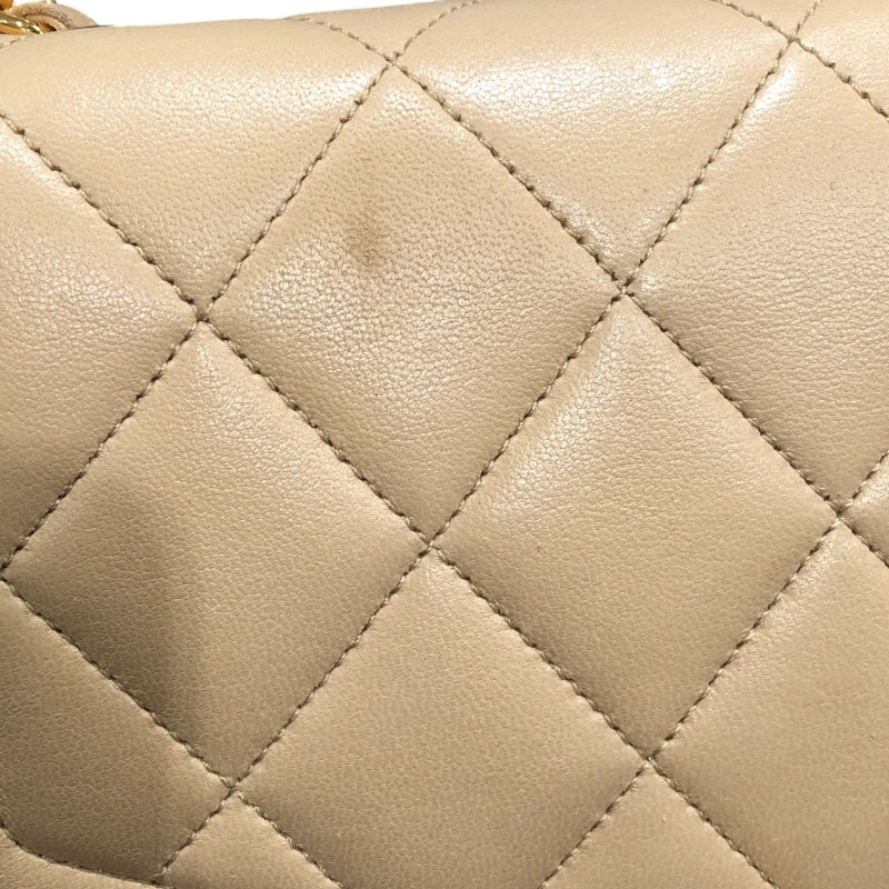 シャネル CHANEL ダイアナチェーンショルダーバッグ A01164 ゴールド金具 ラムスキン レディース ショルダーバッグ
