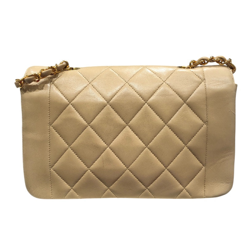 シャネル CHANEL ダイアナチェーンショルダーバッグ A01164 ゴールド金具 ラムスキン レディース ショルダーバッグ