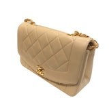 シャネル CHANEL ダイアナチェーンショルダーバッグ A01164 ゴールド金具 ラムスキン レディース ショルダーバッグ