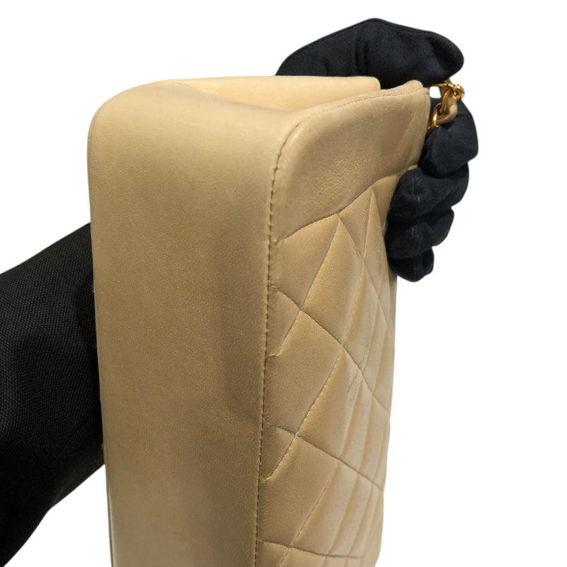 シャネル CHANEL ダイアナチェーンショルダーバッグ A01164 ゴールド金具 ラムスキン レディース ショルダーバッグ
